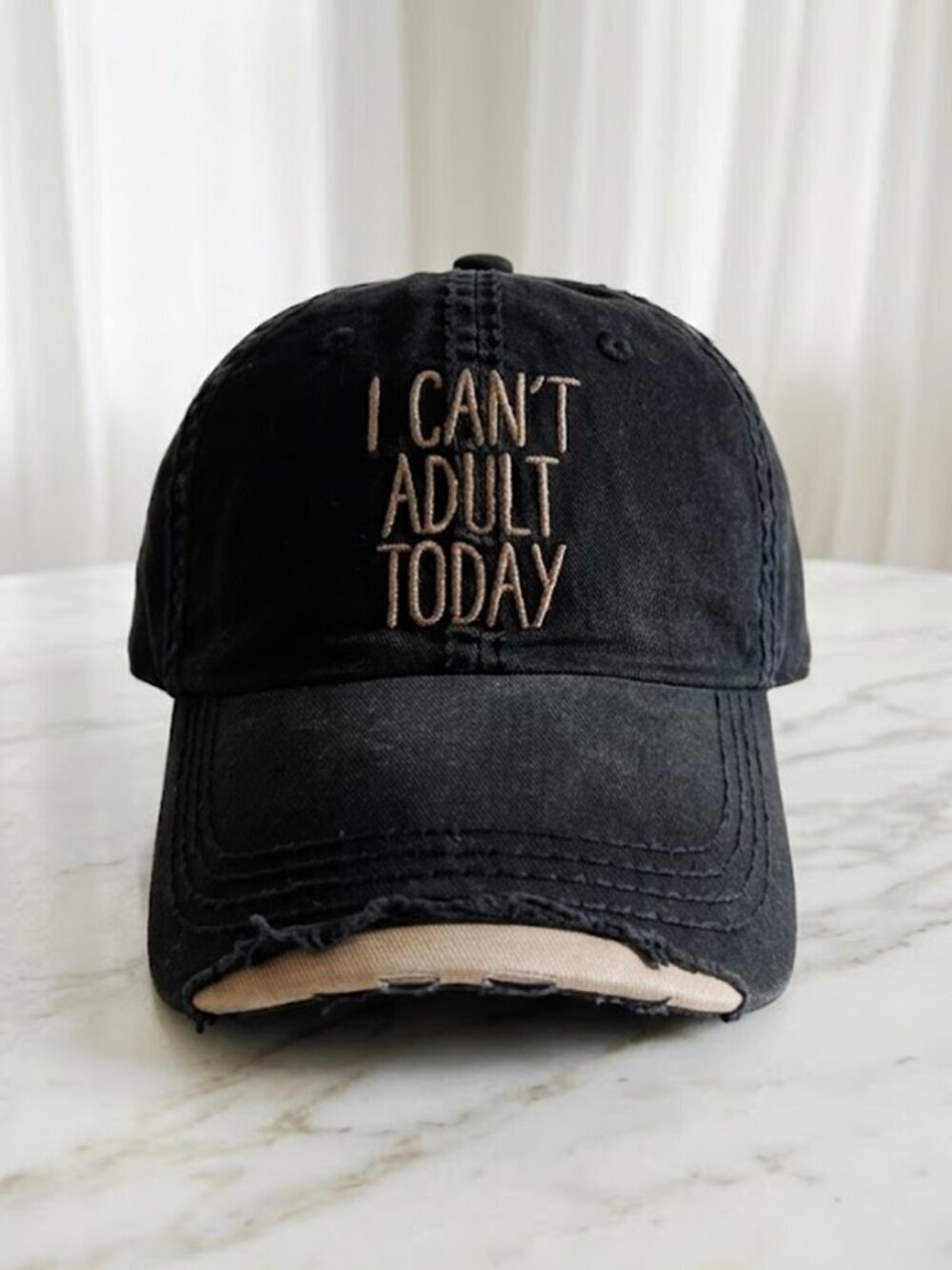Ladies I Can’t Adult Today Baseball Hat